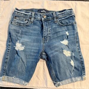 Hollister Blue Jean Shorts for Men